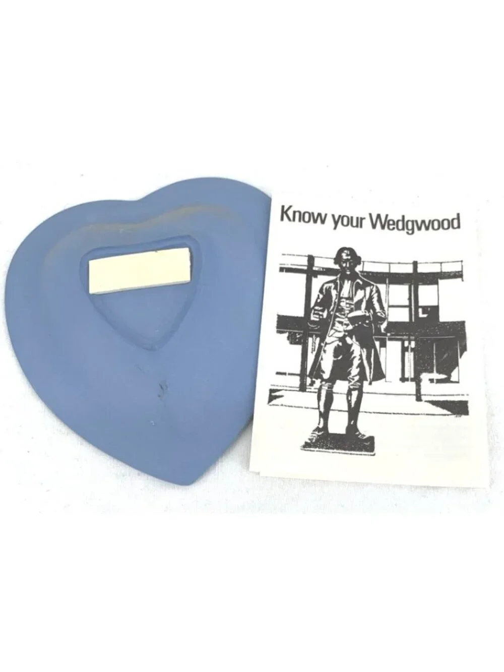 Wedgwood Heart Shaped Trinket Dishes Jasper Ware 4.5
